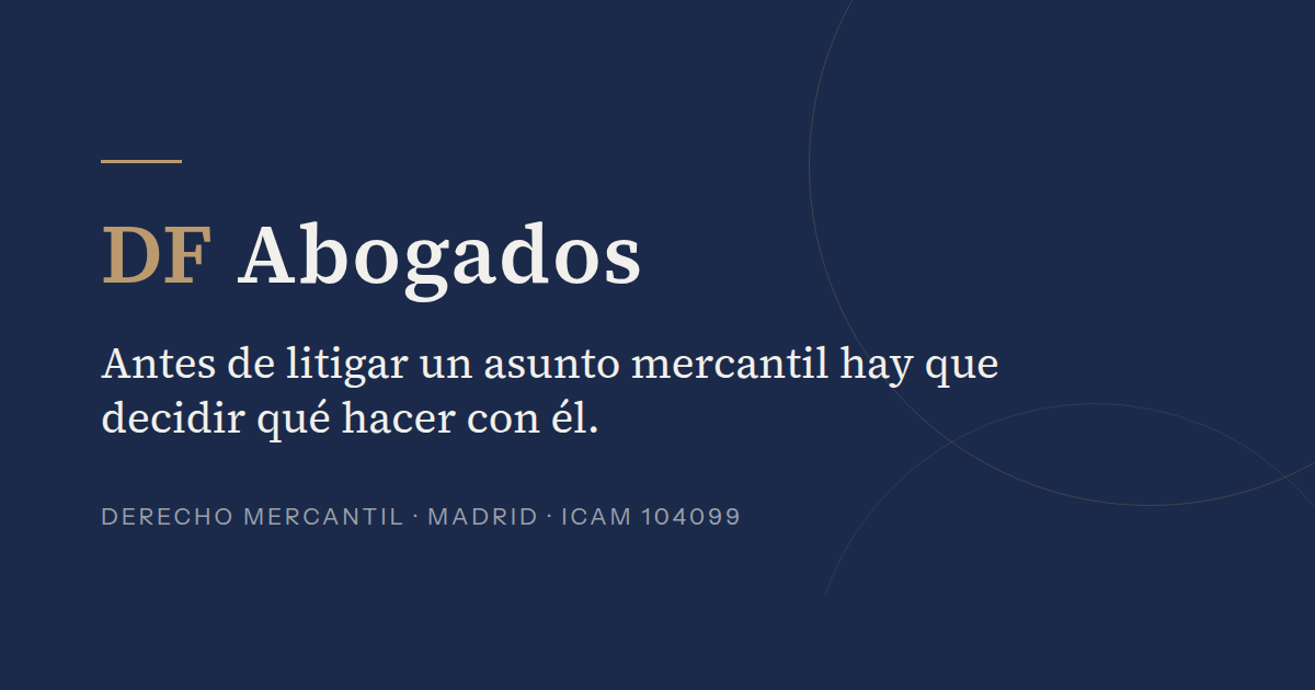 DF Abogados Mercantiles, abogados en Madrid